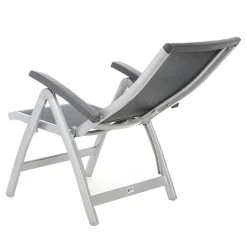 Sieger Royal Klappsessel Aluminium/Textilene Graphit/Grau -Gartenmöbel Store 10002827 2