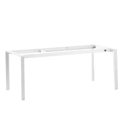Sieger Gartentisch-Gestell 180/235/290x100 Cm Aluminium Weiß