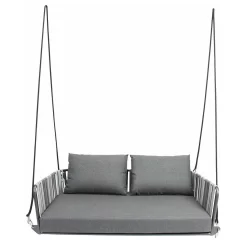 Stern Space 2-Sitzerschaukel Aluminium/Gurtbespannung Anthrazit-Grau/Seidengrau
