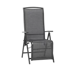 Siena Garden Livorno Relaxsessel 58,5x70x113cm Aluminium Anthrazit