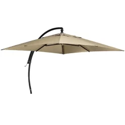 Sun Garden Easy Sun Ampelschirm 320x320 Cm Aluminium Taupe