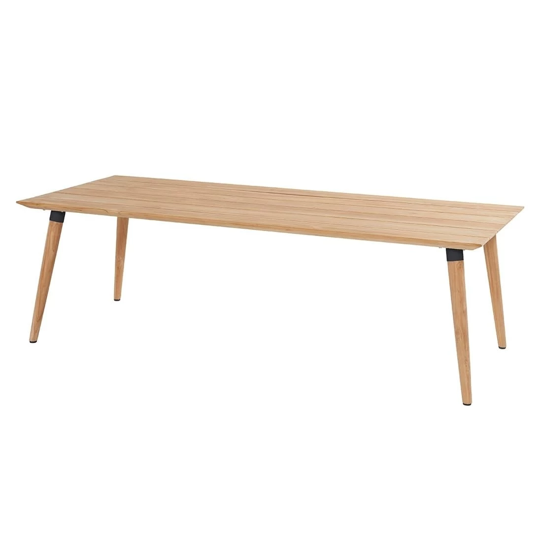 Hartman Sophie Studio Gartentisch 240x100cm Teak Natural Teak/Carbon Black