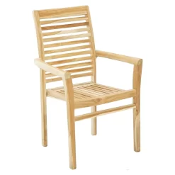 Ploß Pittsburgh Stapelsessel Eco Teak Teak Natur