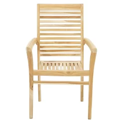 Ploß Pittsburgh Stapelsessel Eco Teak Teak Natur -Gartenmöbel Store 1086517 3