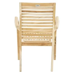 Ploß Pittsburgh Stapelsessel Eco Teak Teak Natur -Gartenmöbel Store 1086517 4