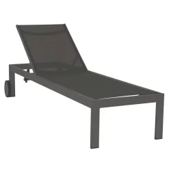 Acamp Rimini Gartenliege Aluminnium/Acatex Anthrazit/Carbon