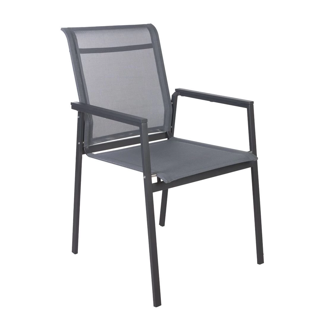 4Seasons Passion Stapelsessel Edelstahl/Textilene Anthrazit 1 4Seasons Passion Stapelsessel Edelstahl/Textilene Anthrazit