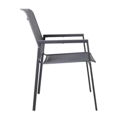 4Seasons Passion Stapelsessel Edelstahl/Textilene Anthrazit 8 4Seasons Passion Stapelsessel Edelstahl/Textilene Anthrazit -Gartenmöbel Store 1105558 3