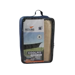 Nesling Coolfit Sonnensegel Quadrat 360x360 Cm HDPE Sand