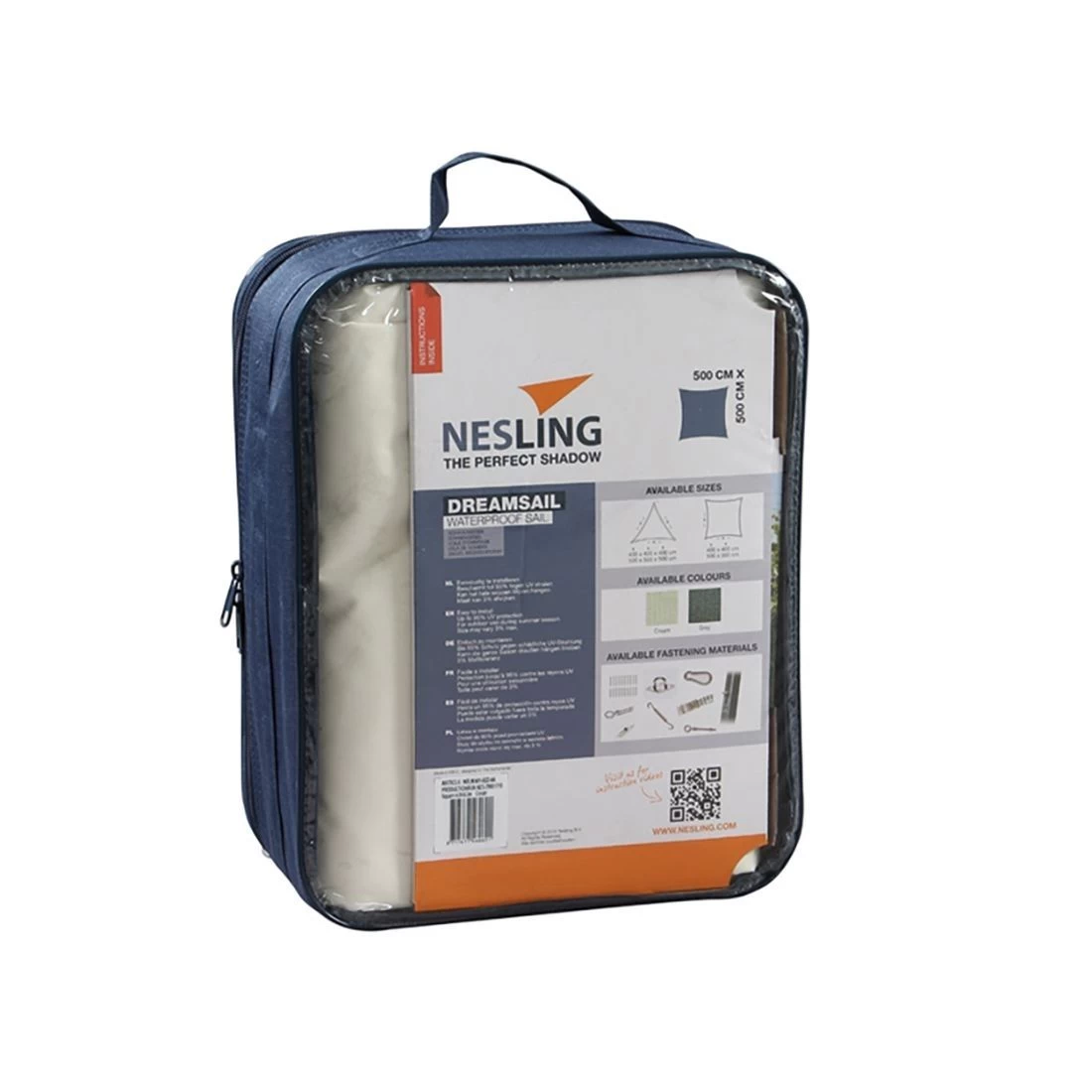 Nesling Dreamsail Sonnensegel Quadrat 500x500 Cm Polyester Creme 2 Nesling Dreamsail Sonnensegel Quadrat 500x500 Cm Polyester Creme – Bild 2