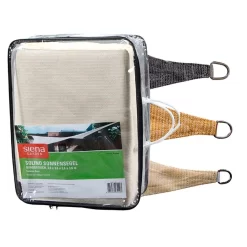 Siena Garden Solino Sonnensegel Quadratisch 360 Cm HDPE Ecru -Gartenmöbel Store 1119528 4