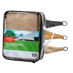 Siena Garden Solino Sonnensegel 3-eckig 360 Cm HDPE Sand -Gartenmöbel Store 1119616 4