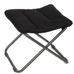 Sungörl Fiesta Hocker Stahl/Textilene Gepolstert Anthrazit/Schwarz