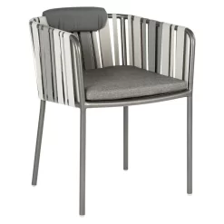 Stern Space Gartensessel Aluminium/Gurtbespannung Anthrazit/Seidengrau