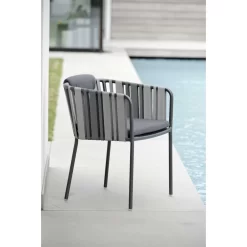 Stern Space Gartensessel Aluminium/Gurtbespannung Anthrazit/Seidengrau -Gartenmöbel Store 1132442 9