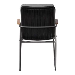 OUTLIV. Maranello Gartensessel Stahl/Rope/Olefin Schwarz/Grau -Gartenmöbel Store 1170733 4