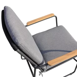 OUTLIV. Maranello Gartensessel Stahl/Rope/Olefin Schwarz/Grau -Gartenmöbel Store 1170733 6