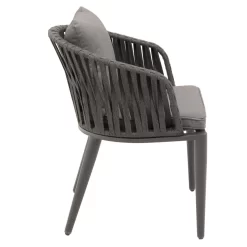 OUTLIV. Ciff Diningsessel Aluminium/Rope Anthrazit/Dark Grey -Gartenmöbel Store 1171987 3