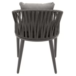 OUTLIV. Ciff Diningsessel Aluminium/Rope Anthrazit/Dark Grey -Gartenmöbel Store 1171987 4