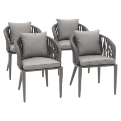 OUTLIV. Ciff Diningsessel Aluminium/Rope Anthrazit/Dark Grey -Gartenmöbel Store 1171987 6