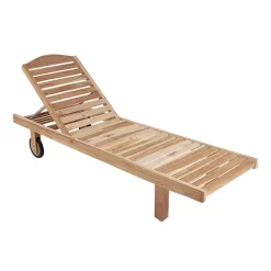 LC Garden Italy Gartenliege Teakholz Natur