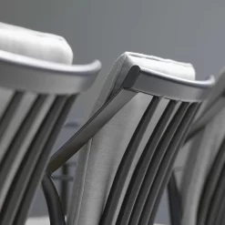 Stern Vanda Diningsessel Aluminium/Outdoorstoff Anthrazit/Seidengrau -Gartenmöbel Store 1198387 3