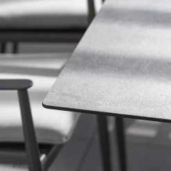 Stern Vanda Diningsessel Aluminium/Outdoorstoff Anthrazit/Seidengrau -Gartenmöbel Store 1198387 5