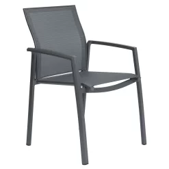 Stern Kari Stapelsessel Aluminium/Textilene Anthrazit/Karbon -Gartenmöbel Store 1200972 3