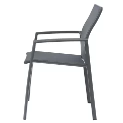 Stern Kari Stapelsessel Aluminium/Textilene Anthrazit/Karbon -Gartenmöbel Store 1200972 4