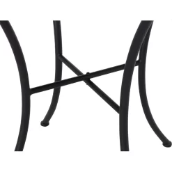 Siena Garden Como Mosaik Gartentisch 64x64x71cm Stahl/Keramik Schwarz Matt / Mosaikoptik -Gartenmöbel Store 1204393 4