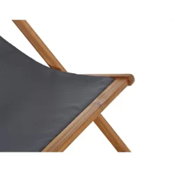 Siena Garden Aviro Liegestuhl Akazie/Polyester Natur/Grau -Gartenmöbel Store 1204459 7