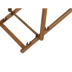 Siena Garden Aviro Liegestuhl Akazie/Polyester Natur/Grün -Gartenmöbel Store 1204470 5