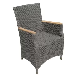 Zebra Novus Gartensessel Geflecht Slate