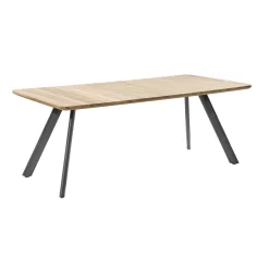 Musterring Schweden Gartentisch 200x95cm Aluminium/Teakholz Anthrazit/Teak