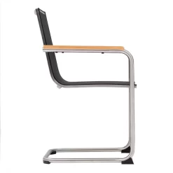 OUTLIV. Maui Freischwinger Edelstahl/Textilene Edelstahl/Schwarz -Gartenmöbel Store 1246435 3