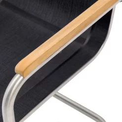 OUTLIV. Maui Freischwinger Edelstahl/Textilene Edelstahl/Schwarz -Gartenmöbel Store 1246435 5