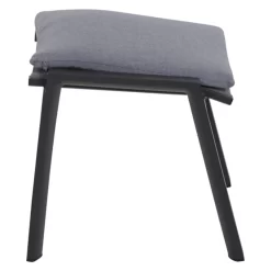 Siena Garden Valencia Hocker Aluminium/Polster Anthrazit/Salt&Pepper -Gartenmöbel Store 1247623 3