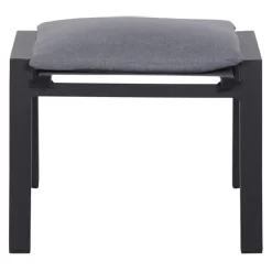 Siena Garden Valencia Hocker Aluminium/Polster Anthrazit/Salt&Pepper -Gartenmöbel Store 1247623 4