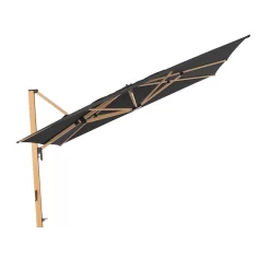 Doppler Alu-Wood Ampelschirm 400x300cm Holzoptik/Alu Anthrazit -Gartenmöbel Store 1247920 5