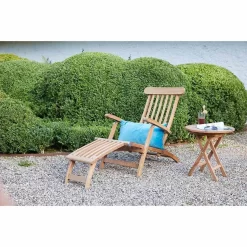 LC Garden Kampen Deckchair Teak Natur 6 LC Garden Kampen Deckchair Teak Natur -Gartenmöbel Store 1248261 3