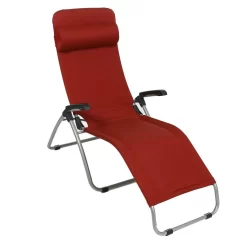 Sungörl Dreamliner Bäderliege Aluminium/Olefin Silber/Kabana Red