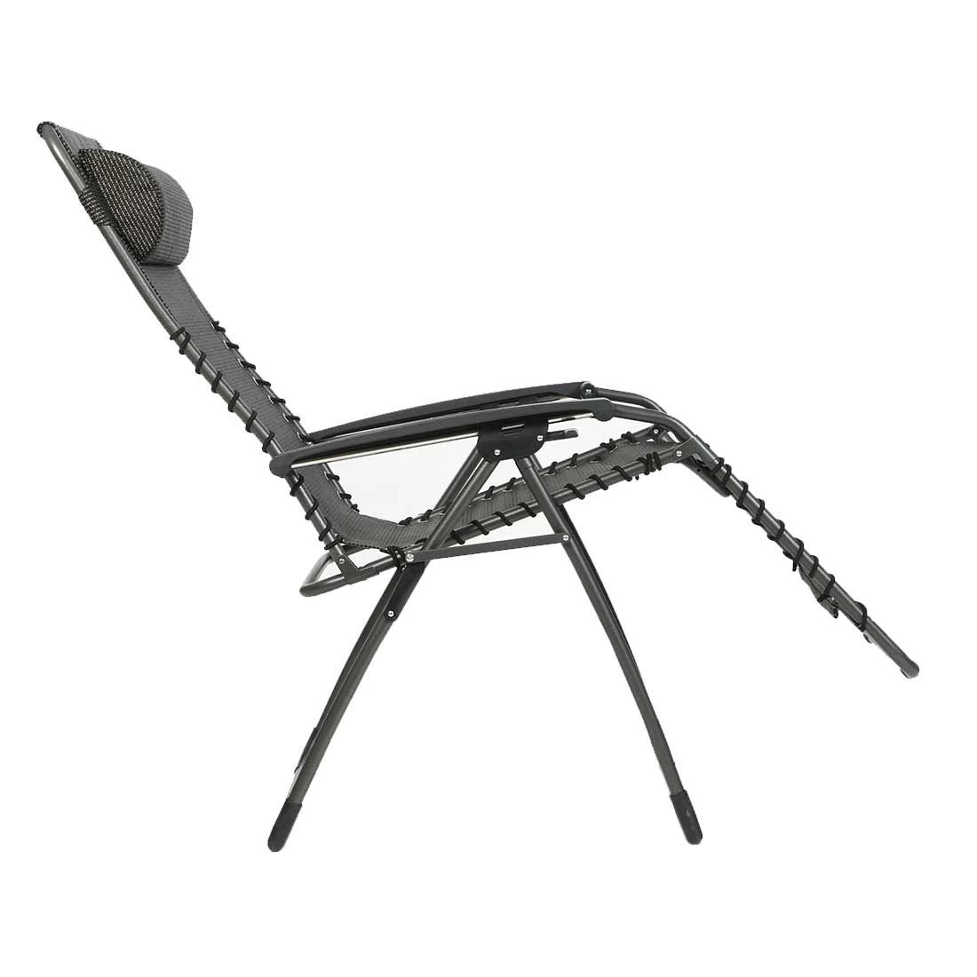 Sungörl Oasi Magic Relaxliege Stahl/Textilene Anthrazit 3 Sungörl Oasi Magic Relaxliege Stahl/Textilene Anthrazit – Bild 3