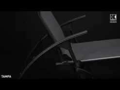 Kettler Tampa Bäderliege Anthrazit/Anthrazit -Gartenmöbel Store 1271427 v 2934