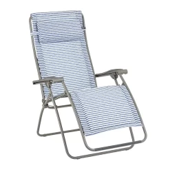 Lafuma RSX Clip Relaxliege Stahl/AirComfort® Titane/Marine Blue