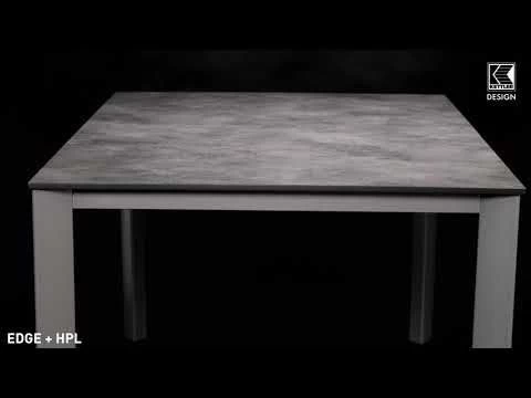 Kettler Gartentisch-Platte 140x70cm HPL Anthrazit 1 Kettler Gartentisch-Platte 140x70cm HPL Anthrazit