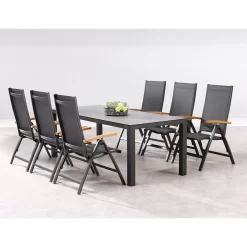 Best Cavalese Klappsessel Aluminium/Ergotex Anthrazit -Gartenmöbel Store 1286959 4