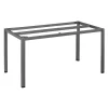 Kettler Cubic Gartentisch-Gestell 140x70cm Aluminium Anthrazit