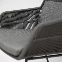 4Seasons Valencia Gartensessel Aluminium/Rope Anthrazit -Gartenmöbel Store 1294670 3