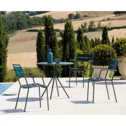 Vermobil Twist Stapelsessel Stahl Antikgrau -Gartenmöbel Store 1299939 3