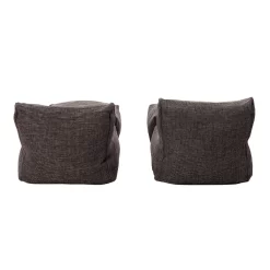 ROOLF Living Loungesesselset Inkl. Hocker Anthrazit -Gartenmöbel Store 1304152 5